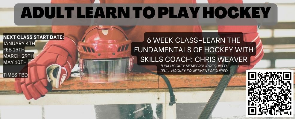 SIGN UP FOR ADULT LEARN TO PLAY HOCKEY